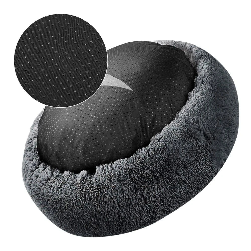 Plush Dog Donut Bed