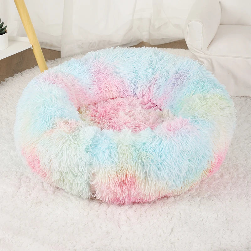 Plush Dog Donut Bed