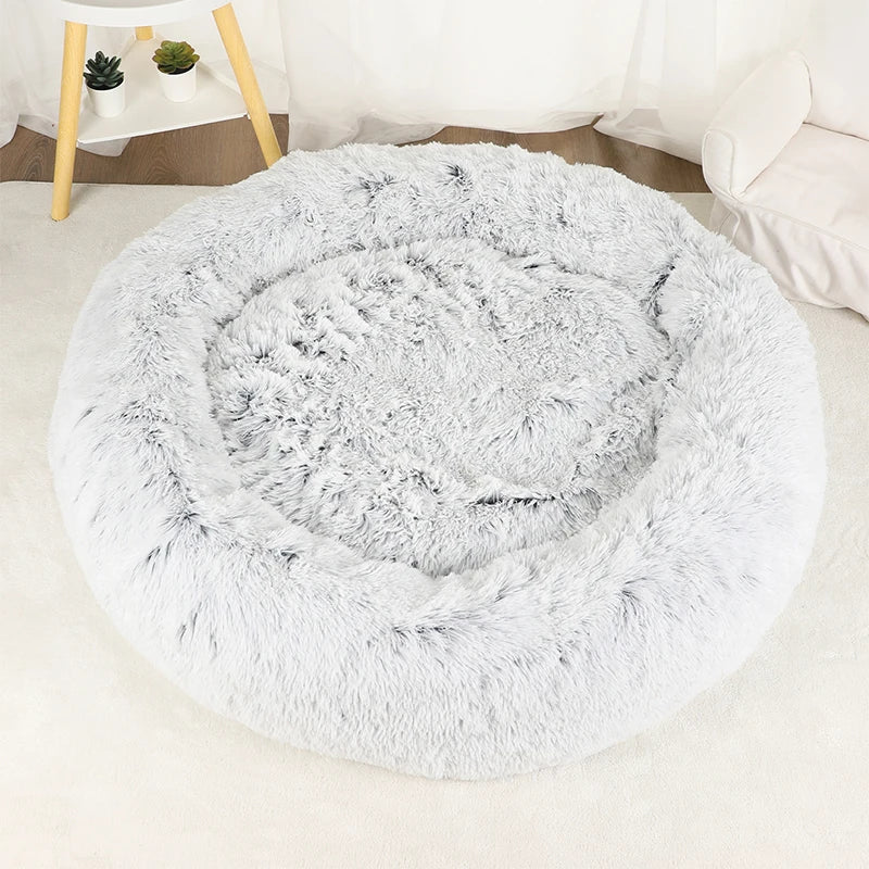 Plush Dog Donut Bed