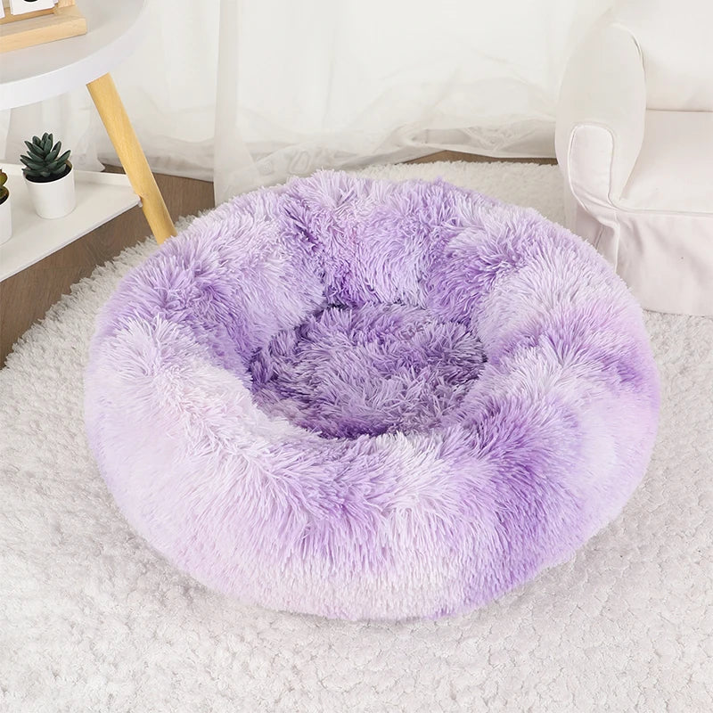 Plush Dog Donut Bed