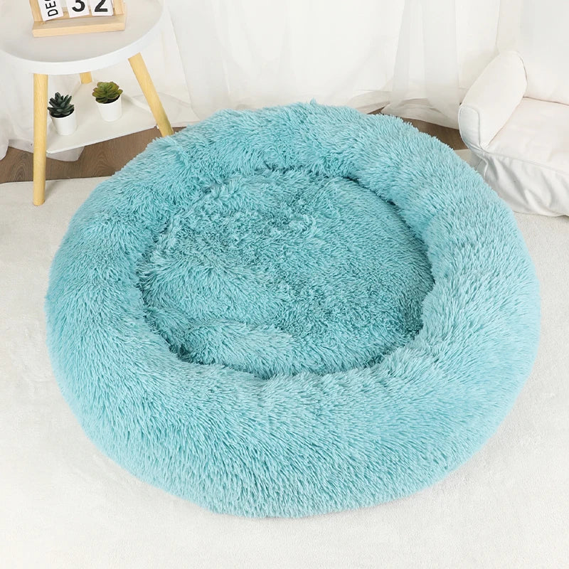 Plush Dog Donut Bed