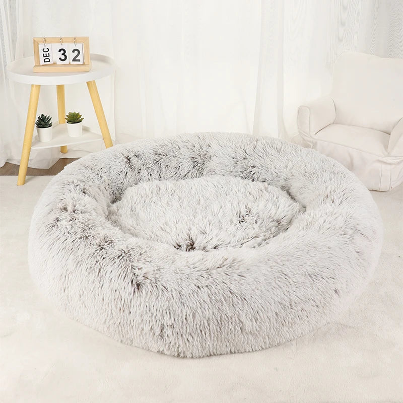 Plush Dog Donut Bed