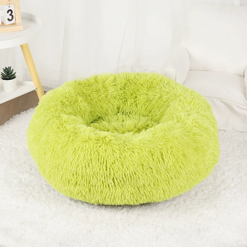 Plush Dog Donut Bed