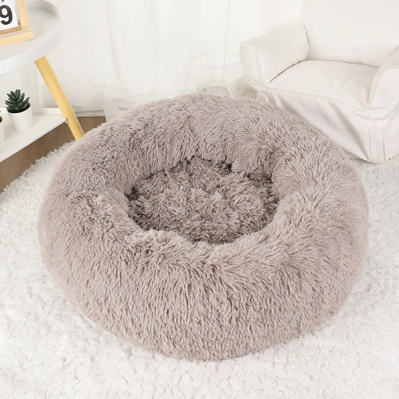 Plush Dog Donut Bed